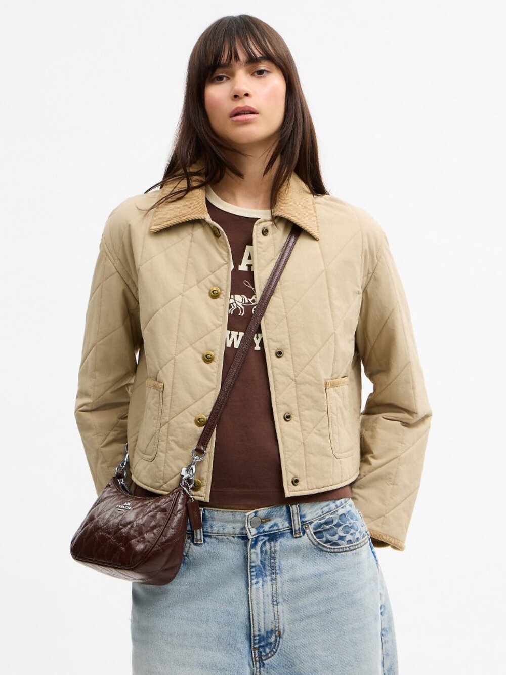 Coach Teri Shoulder Bag With Quilting